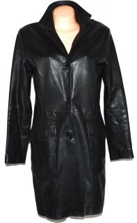 KOŽENÝ dámský černý měkký kabát Senza Max L