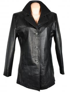 KOŽENÝ dámský černý měkký kabát Thomas&Daniels 40