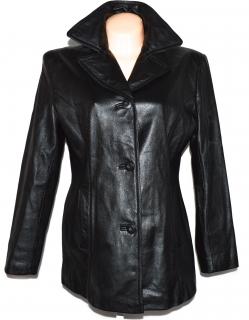 KOŽENÝ dámský černý měkký kabát Wilsons Leather L/XL