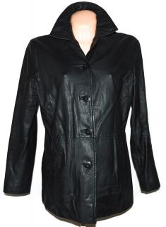 KOŽENÝ dámský černý měkký kabát Wilsons Leather XL