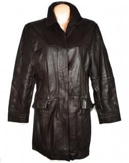 KOŽENÝ dámský hnědý měkký kabát Skin Tones XL