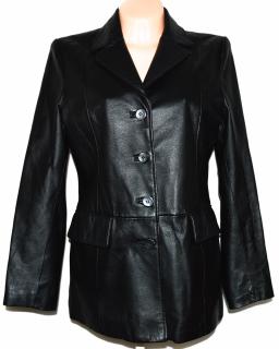 KOŽENÝ dámský měkký černý kabát C&A - Canda L