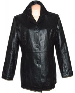 KOŽENÝ dámský měkký černý kabát SENZA MAX XL, XXL