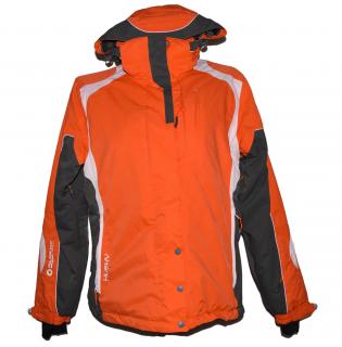 Lyžařská dámská oranžová bunda s kapucí HUSKY L