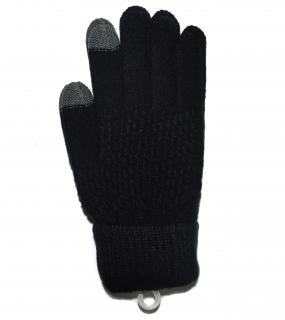 NOVÉ Dámské dotykové rukavice Barva: Černé