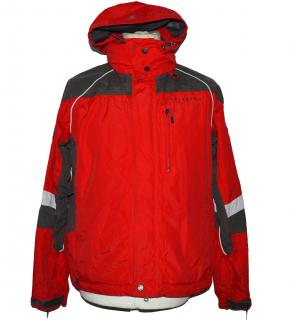 Pánská červená outdoorová bunda s kapucí Alpine Pro S