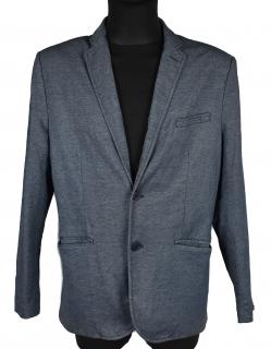 Pánské modré volnočasové sako H&M 54