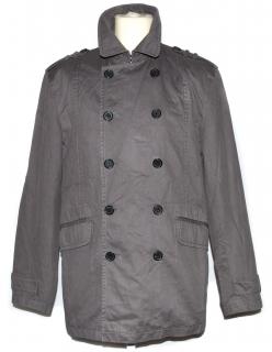 Pánský šedý dvouřadý kabát TED BAKER M/L