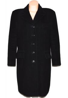 Vlněný (70%) dámský černý kabát Profashion XL