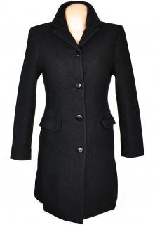 Vlněný (70%) dámský šedočerný kabát Magnetic S
