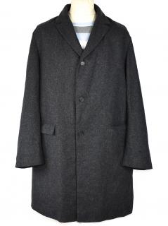 Vlněný (80%) pánský šedý kabát Strellson 56