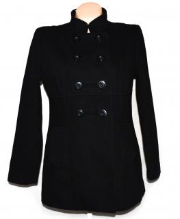 Vlněný dámský černý kabát Debenhams L