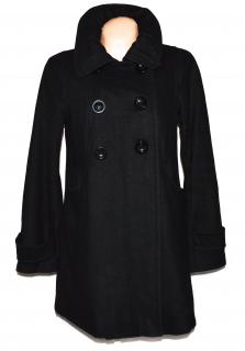 Vlněný dámský černý kabát Jan Kuperus L
