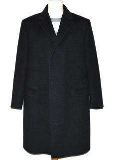 Vlněný pánský šedý zateplený kabát Schild L