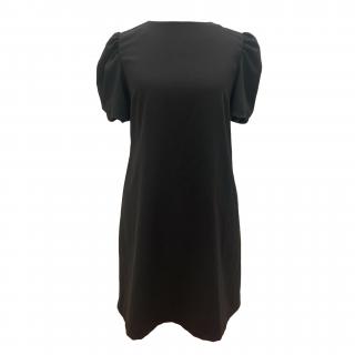 Černé šaty s balónovými rukávy Zara vel. XS