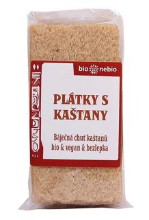 Bio plátky křupavé s kaštany 100g