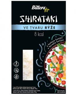 Bitters Shirataki konjakové těstoviny ve tvaru rýže 390g