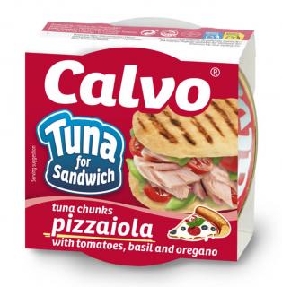 Calvo Sandwich pizzaiola tuňák s rajčaty bazalkou a oreganem 142 g