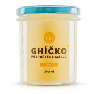 České Ghíčko BIO přepuštěné máslo 340 ml