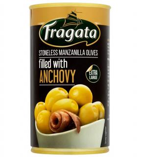 Fragata Zelené olivy Manzanilla s ančovičkou 300 g