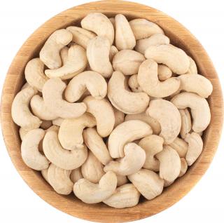 Kešu ořechy natural W320 Afrika Množství: 1000 g