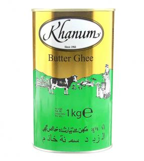 Khanum přepuštěné máslo ghí Množství: 1000 g