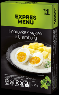 KM Koprovka s vejcem a brambory 500 g
