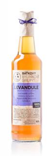 Levandulový sirup 500ml