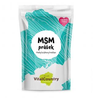 MSM prášek Množství: 250 g