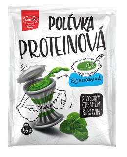 Proteinová polévka špenátová 55g