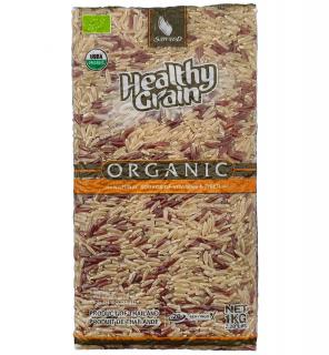 Sawat-D Hnědá a červená rýže Organic 1000 g