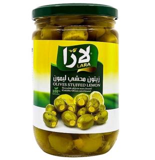 Zelené olivy plněné citronem 375 g