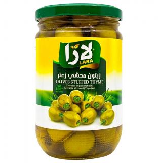 Zelené olivy plněné tymiánem 375 g