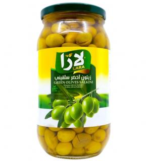 Zelené olivy Salkini s peckou 650 g