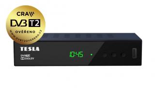TESLA Vista T2 - DVB‒T2 přijímač, H.265 (HEVC), DVB‒T2 ověřeno