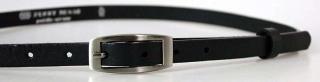 Černý úzký dámský opasek - Penny Belts 105 cm