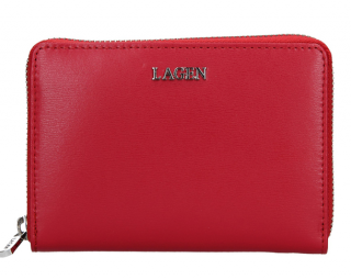 Červená menší penálová peněženka Lagen