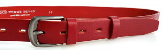 Červený kožený dámský opasek 100 cm Penny Belts