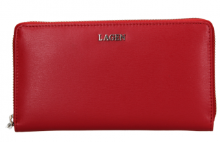 Dámská  penálová peněženka Lagen - červená