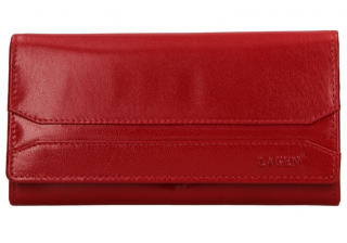 Dámská peněženka Lagen s pruhem - červená