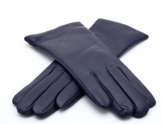 Dámské kožené rukavice Bohemia Gloves - modrá Velikost: 7,5
