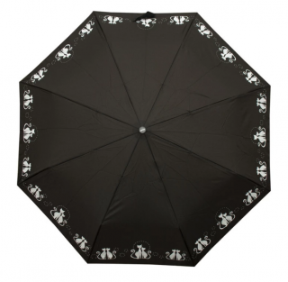 Dámský deštník Doppler Mini Fiber - černé kočky