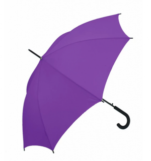 Dámský holový vystřelovací deštník - fialový