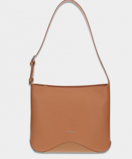 kožená kabelka ELEGA  Ziggy koňak/zlato