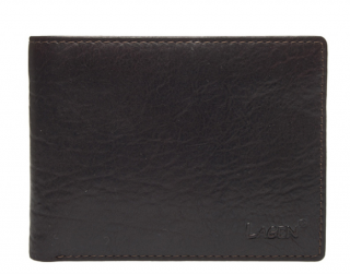 Kožená pánská peněženka Lagen - tmavě hnědá