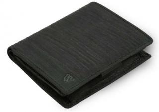 Kožená peněženka Bamboo Arwel - černá