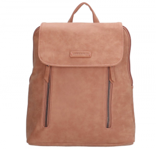 Koženkový batoh Enrico Benetti - růžový