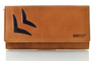 Luxusní kožená peněženka Lagen - hnědá