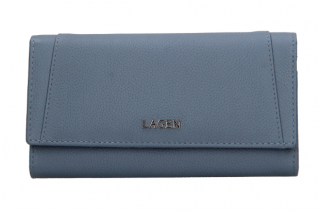 Luxusní kožená peněženka Lagen - světle modrá