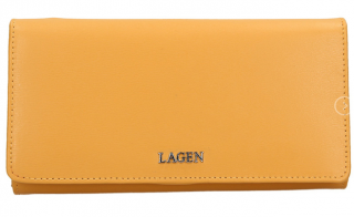 Luxusní kožená peněženka Lagen - žlutá